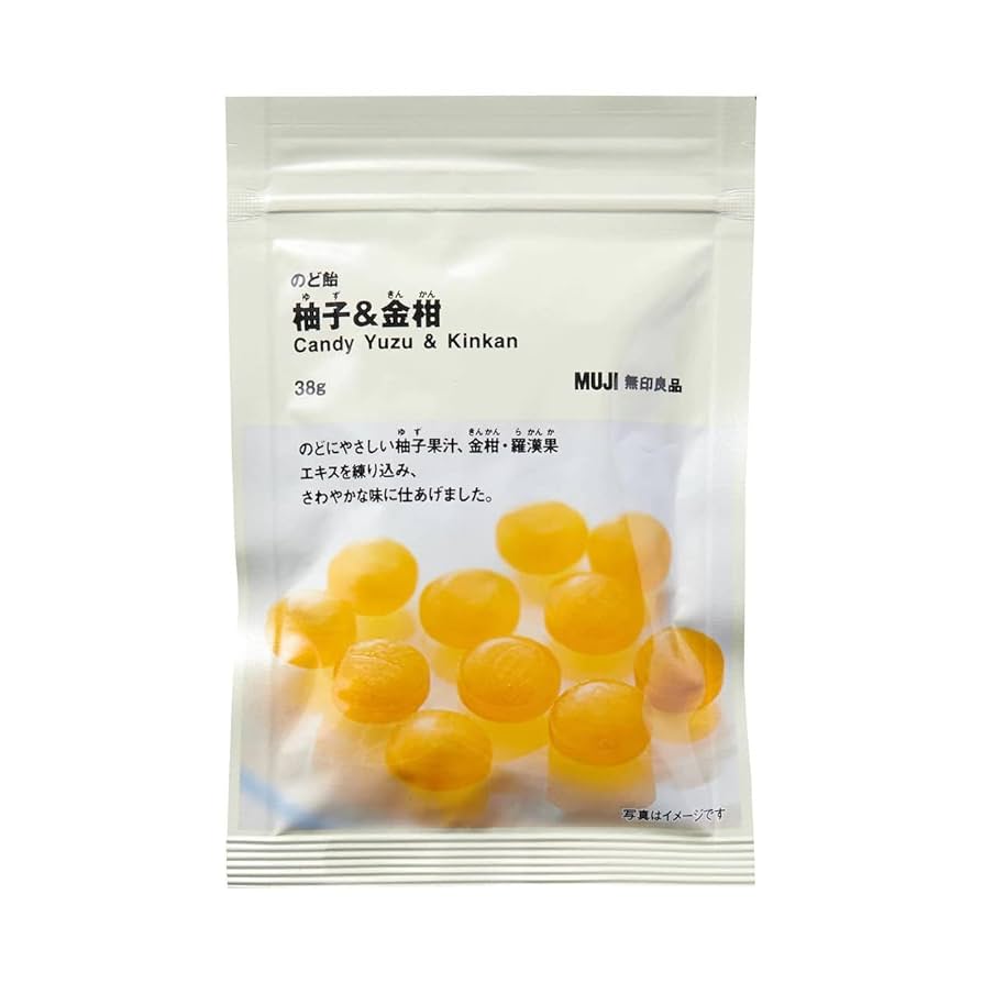 Amazon.co.jp: Muji 82145724 Yuzu & Kongzu Candy 1.3 oz (38 g
